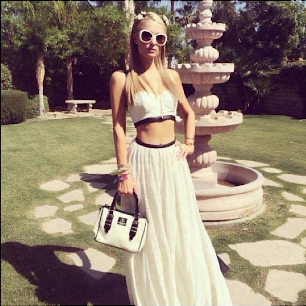 Alice + Olivia “Sveva” Floral Lace Bustier Cut-out Maxi Dress W/Leather Straps 8 - Picture 3 of 16